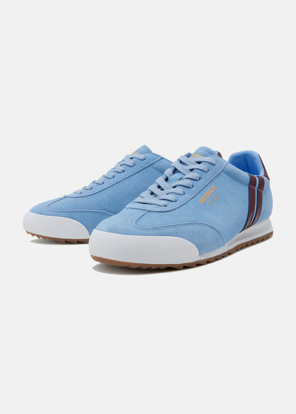 Patrick Dijon Trainer - Sky Blue/Burgundy/White
