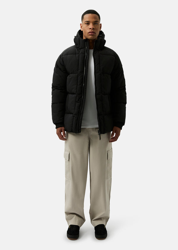 Patrick Noah Puffer Jacket - Black