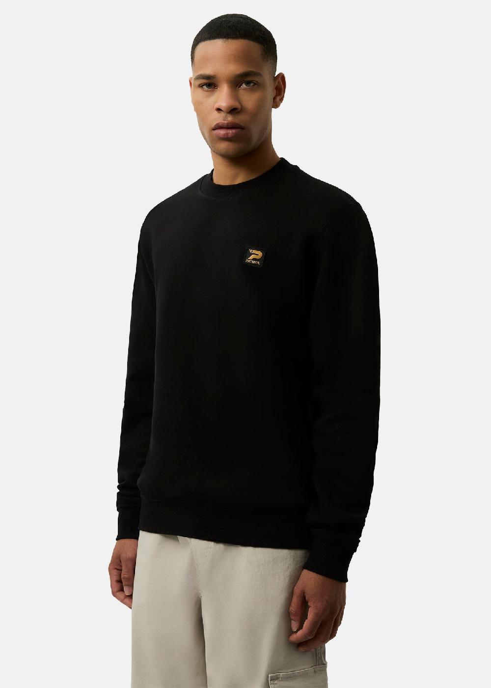 patrick Oscar Crew Sweat - Black