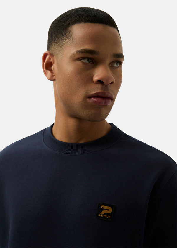 Patrick Oscar Crew Sweat - Navy