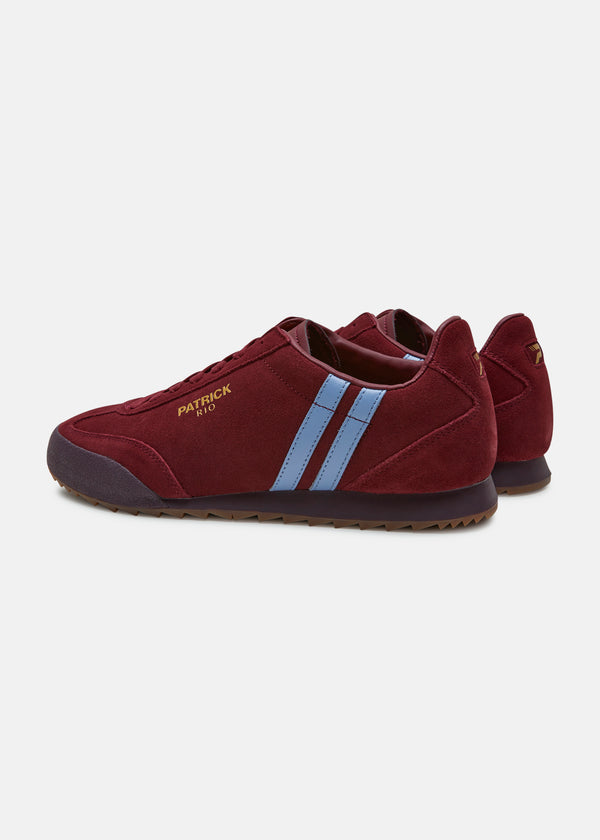 Patrick Rio Trainer - Burgundy/Sky Blue