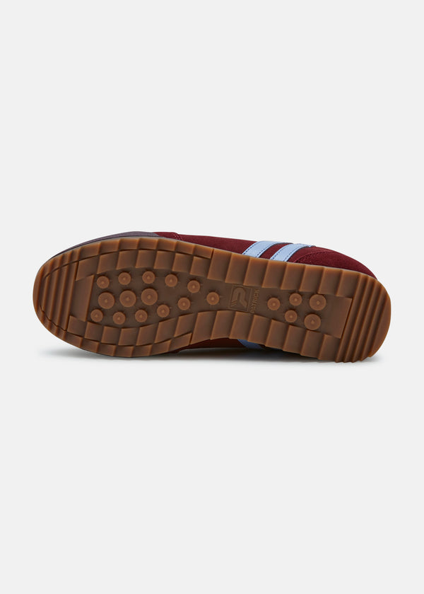 Patrick Rio Trainer - Burgundy/Sky Blue