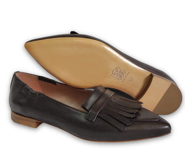 Patrizio Dolci Ballerina Alice Dark Brown