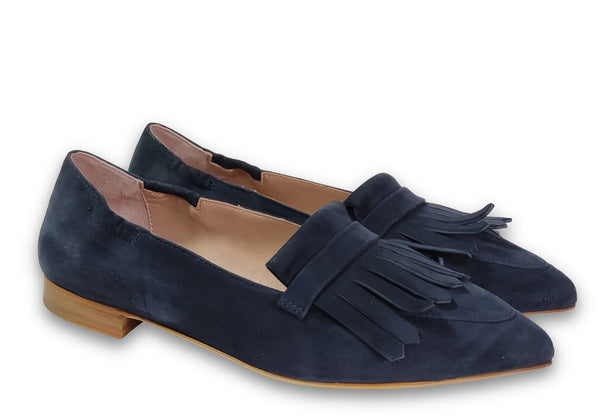 patrizio dolci Ballerina Alice Suede Navy