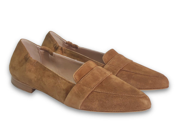 patrizio dolci Ballerina Suede Tabacco