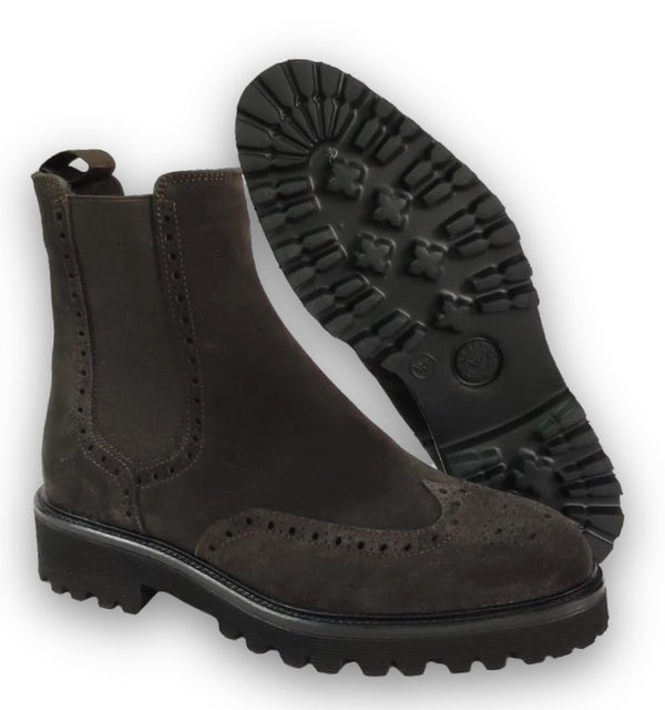 Patrizio Dolci Chelsea Boots Dark Brown