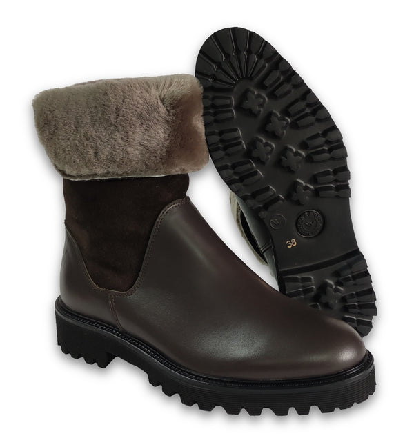 Patrizio Dolci Chelsea Boots Katia Dark Brown