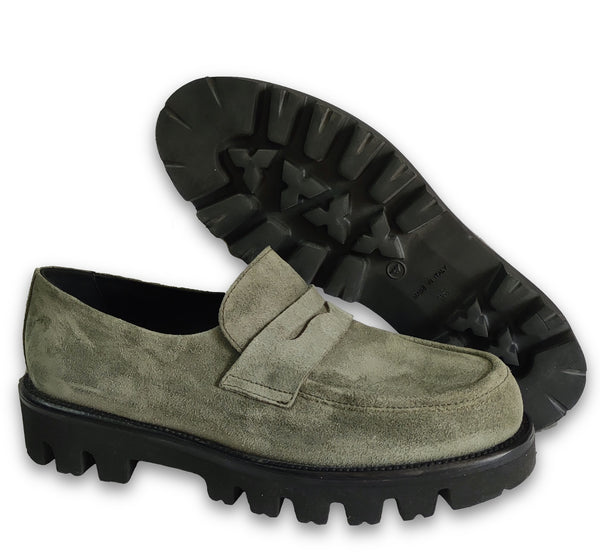 Patrizio Dolci Mocassin Tara Smoked-Green
