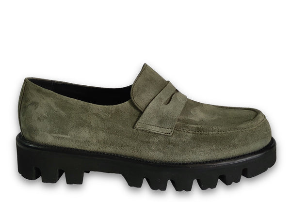 Patrizio Dolci Mocassin Tara Smoked-Green