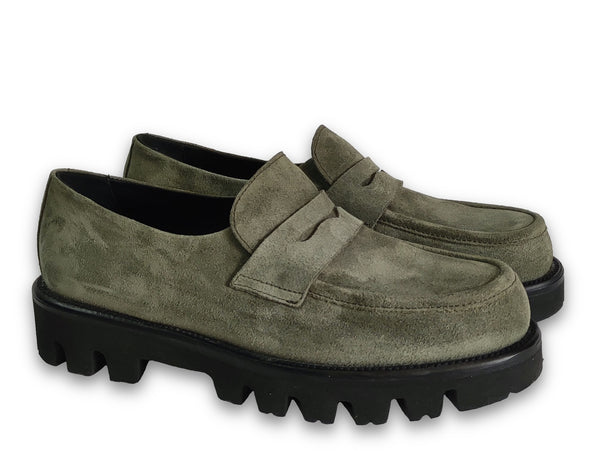 patrizio dolci Mocassin Tara Smoked-Green