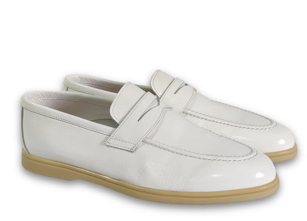 patrizio dolci Mocassin Tea White