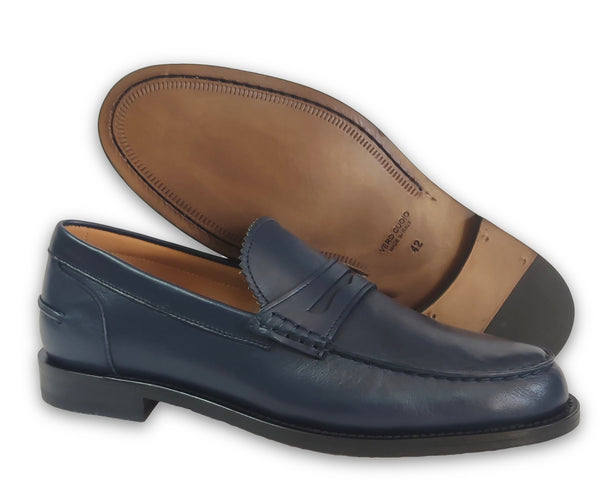 Patrizio Dolci Moccasin College Blue