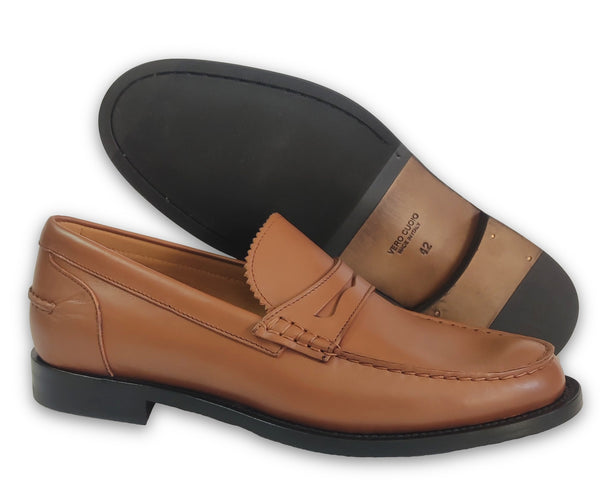 Patrizio Dolci Moccasin College Cognac