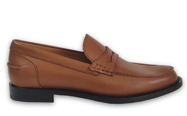 Patrizio Dolci Moccasin College Cognac