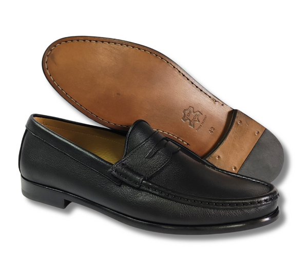 Patrizio Dolci Moccasin Dino Black