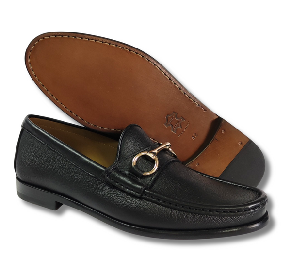 Patrizio Dolci Moccasin Elio Black