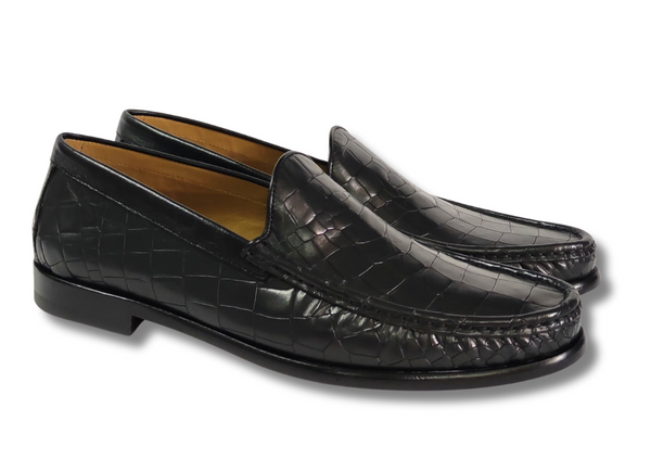 patrizio dolci Moccasin Leo Black