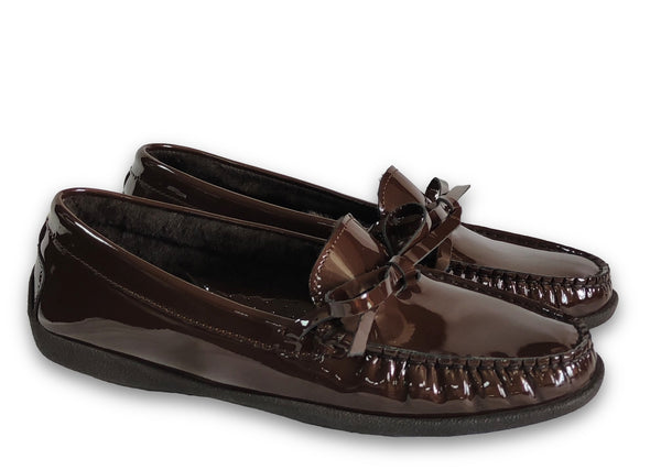 patrizio dolci Moccassin Tania Dark Brown&Fur