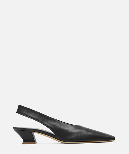 paul andrew CHISEL SLING SLINGBACK black