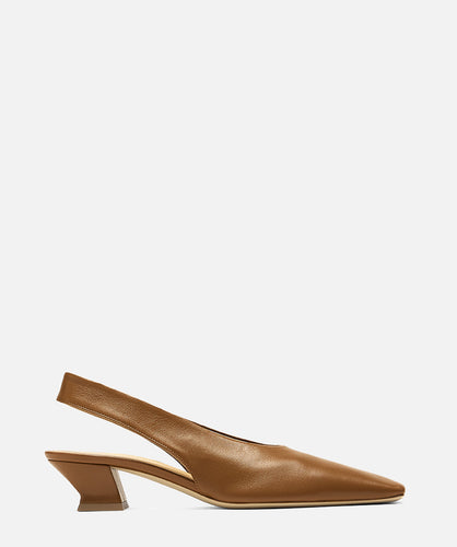 paul andrew CHISEL SLING SLINGBACK nutmeg
