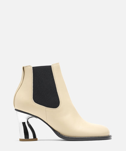 paul andrew DISK ZIP STRETCH ANKLE BOOT sandstone