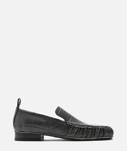 paul andrew MISTER ZIP SOFTY LOAFER black