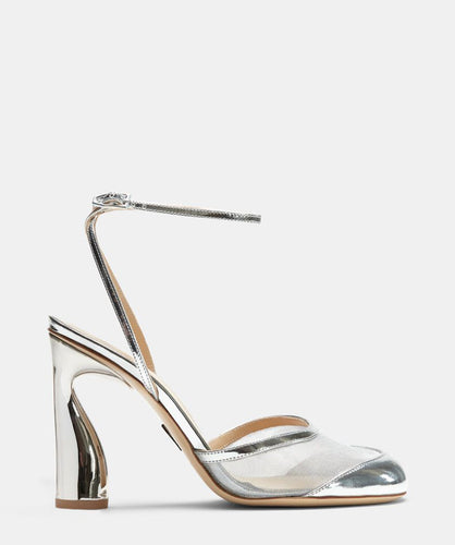 paul andrew SPHERE SANDAL silver
