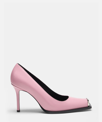paul andrew STEEL TOE PUMP flamingo