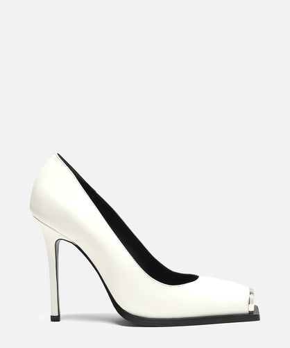 paul andrew STEEL TOE PUMP PUMP snowdrop