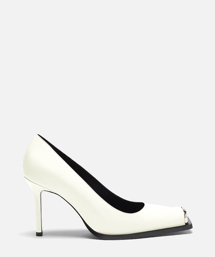 paul andrew STEEL TOE PUMP snowdrop