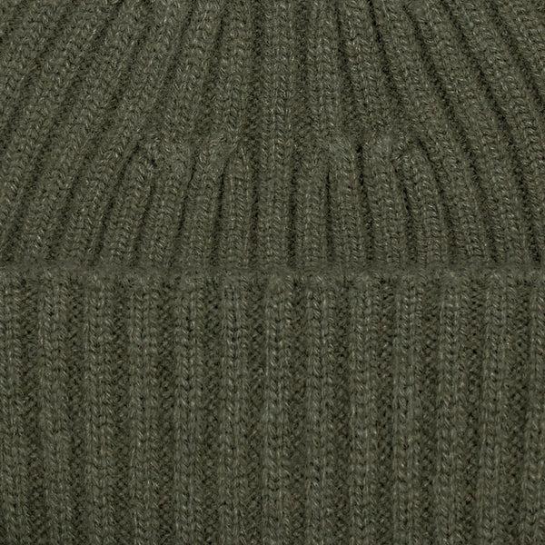 paul james Heavyweight Merino Cashmere Ribbed Beanie
