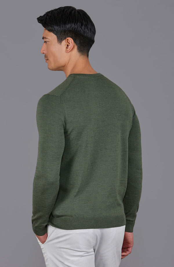 Paul James Mens Extra Fine Merino Wool Crew Neck Jumper