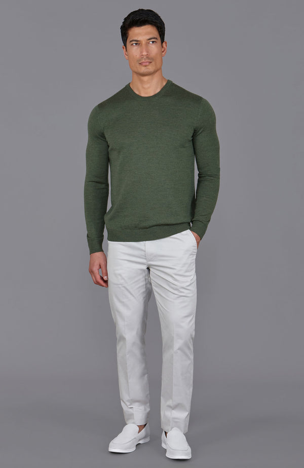 paul james Mens Extra Fine Merino Wool Crew Neck Jumper