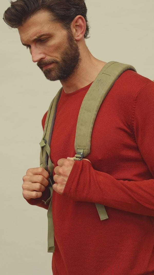 Paul James Mens Heavyweight Merino Activewear Training Top