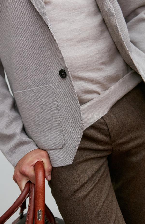 Paul James Mens Lightweight Extra Fine Merino Wool Knitted Blazer