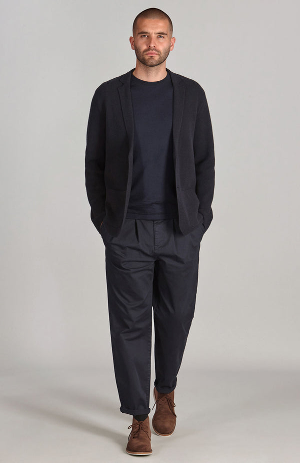 paul james Mens Lightweight Merino Cashmere Knitted Blazer