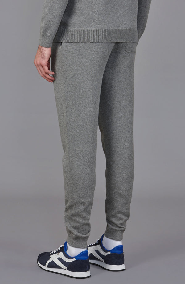 Paul James Mens Midweight Cotton Loopback Knitted Joggers