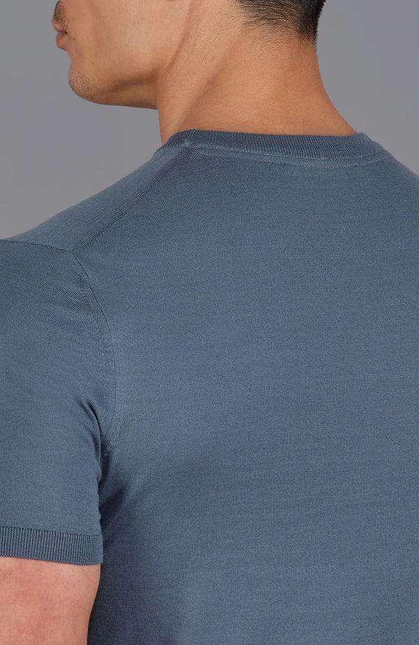 Paul James Mens Superfine Mercerised Cotton Knitted T-Shirt