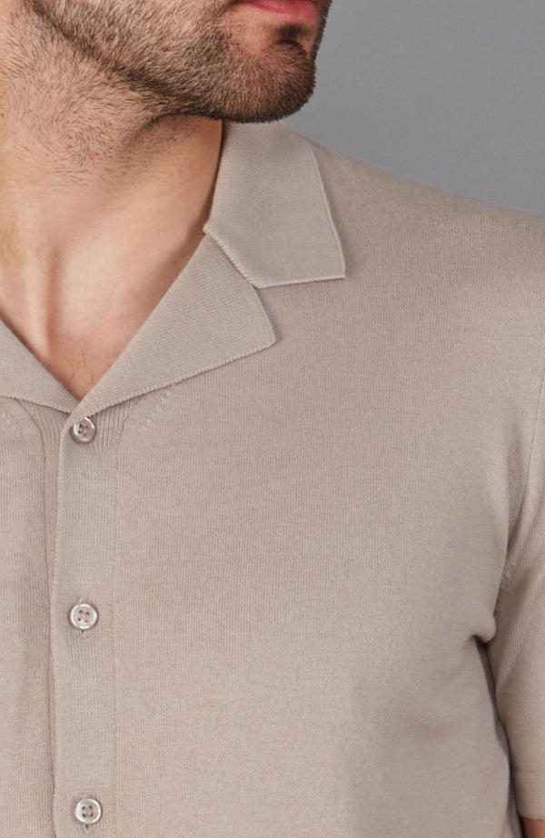 Paul James Mens Ultra Fine Cotton Cuban Collar Shirt