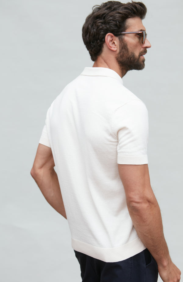 Paul James Mens Ultra Fine Cotton Selection Knit Polo Shirt