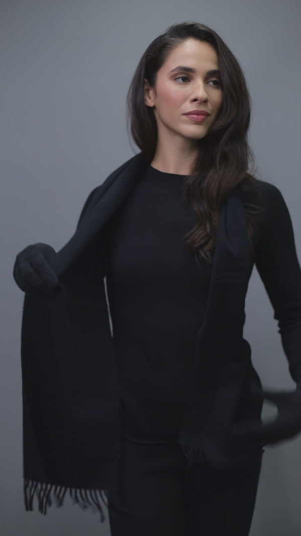 Paul James 100% Cashmere Woven Scarf