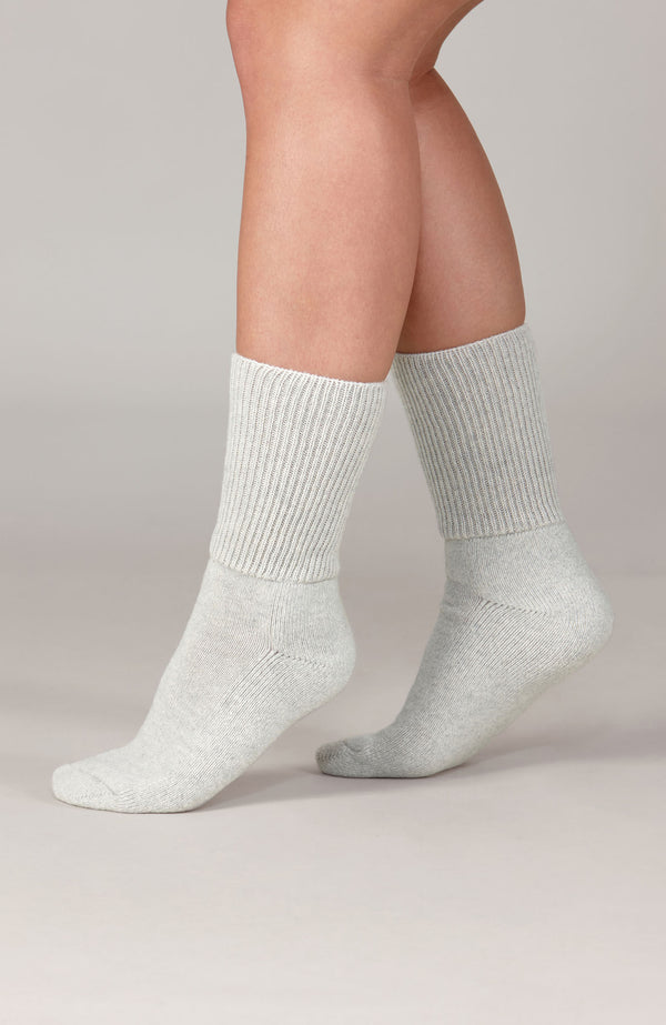 paul james Cashmere Cushion Sole Lounge Socks