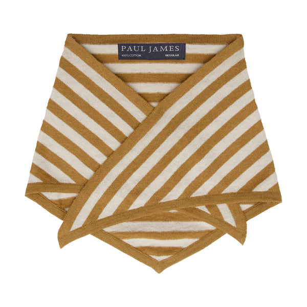 paul james Cotton Linen Striped Mini Neckerchief