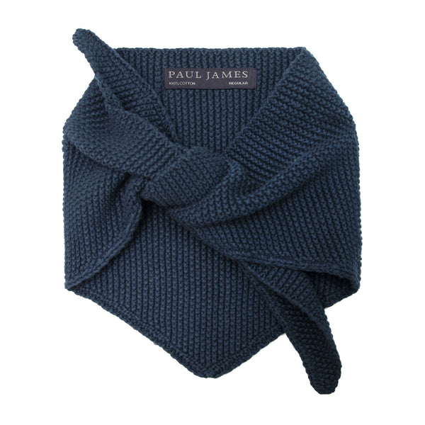 paul james Cotton Textured Mini Neckerchief