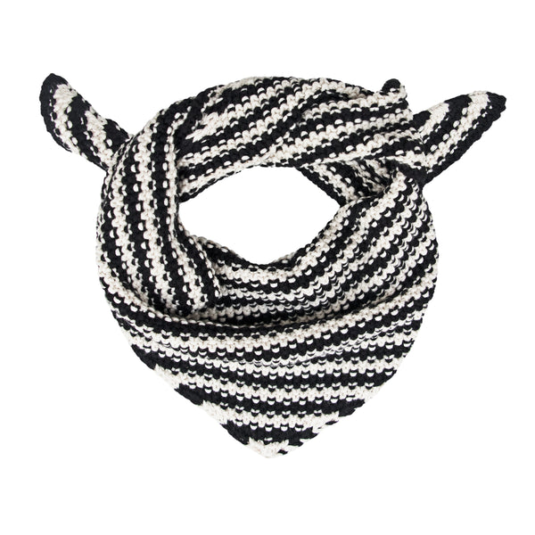 paul james Cotton Textured Stripe Mini Neckerchief
