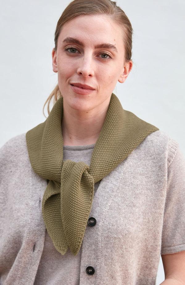 Paul James Cotton Textured Triangle Scarf