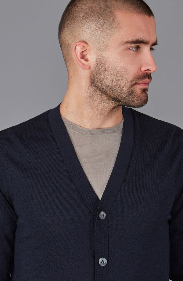 Paul James Mens Extra Fine Merino Wool Cardigan