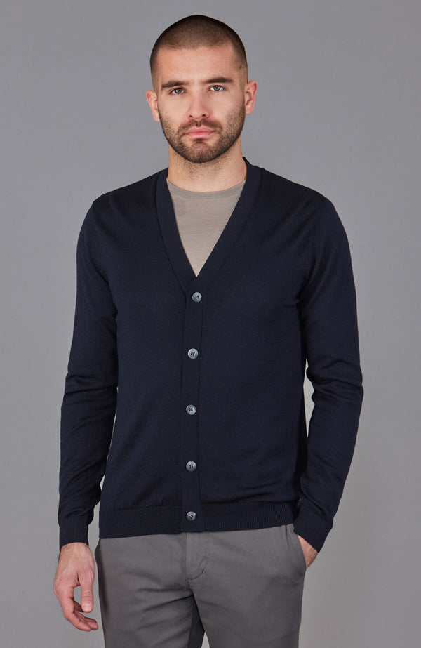 paul james Mens Extra Fine Merino Wool Cardigan