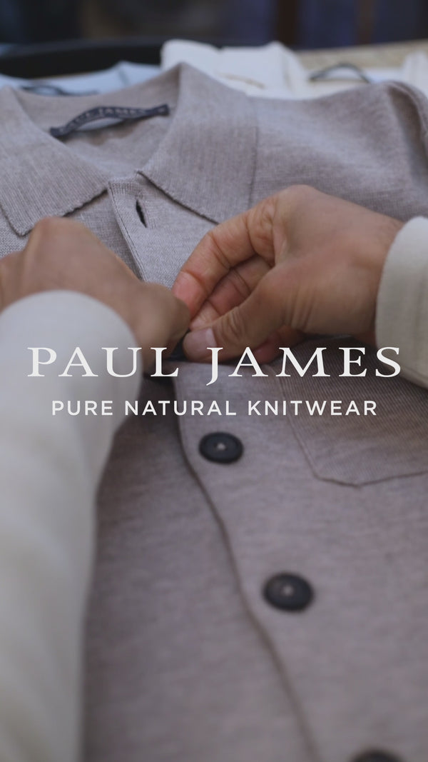 paul james Mens Extra Fine Merino Wool Work Shirt