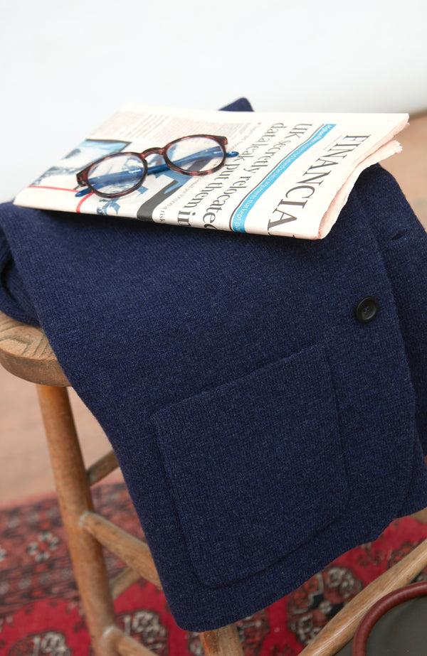 Paul James Mens Midweight Lambswool Knitted Blazer